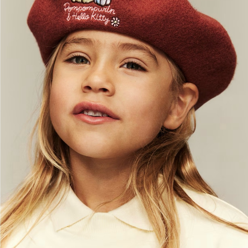 Appliqué Pompompurin Wool Beret